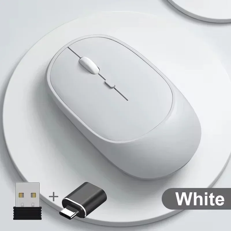 Xiaomi Wireless Mouse Rechargeable Mouse Gamer Dual Mode Bluetooth-compatible 2.4G USB Mute Mice For Laptop Tablet Macbook Mause 5