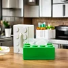 Personalized Building Block Tissue Box Wall-Mounted Punch-Free Paper Face Towel Storage Box Household Spring Paper Holder 1