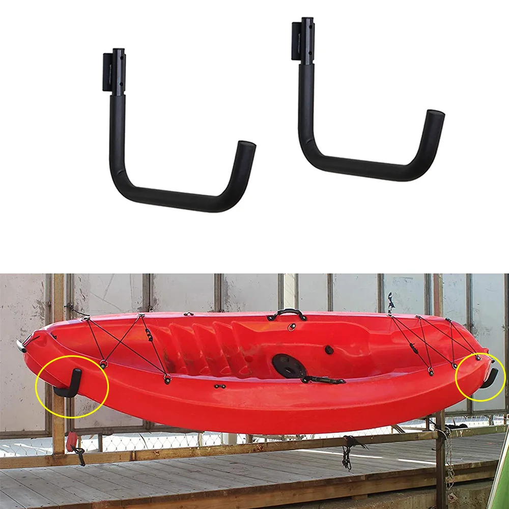 Kayak & Paddle Board Wall Rack Canoe Carrier Rack Heavy Duty & Powder Coated Storage Hooks Surfboard Multi-function Hook desktop rack tool peg board pegboard wall panel accessories plastic office garage