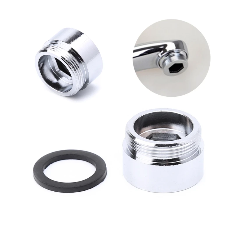 Solid Metal Adaptor Inside Thread Water Saving Kitchen Faucet Tap Aerator Connec Drop Shipping