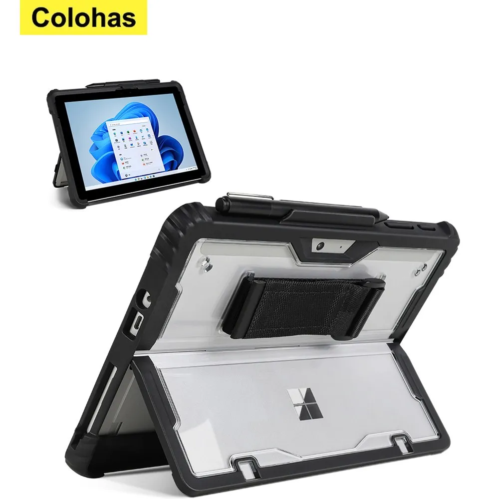 para Microsoft Surface Pro Lte Surface go All-in-one Capa Protetora Rugged Cover Case com Suporte de Caneta Magnética