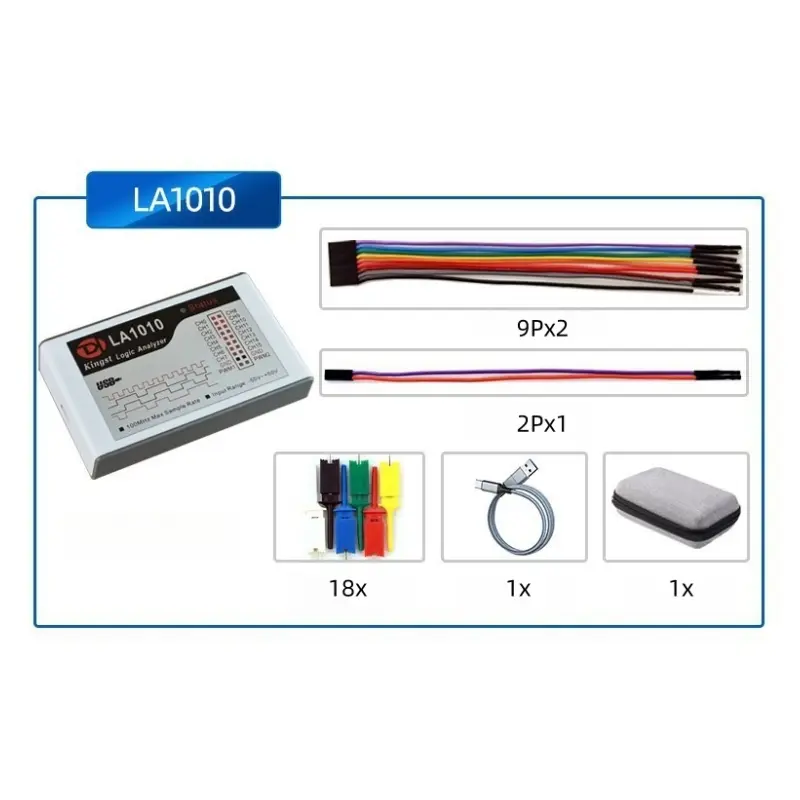 New Kingst LA1010 16CH 100MHz USB Logic Analyzer for MCU ARM FPGA Debug Tool English Software image 4