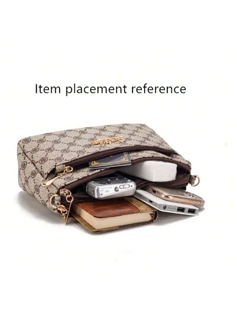 Women's Crossbody Bag Fashion Retro Shoulder Bag Old Pattern Women's Bag