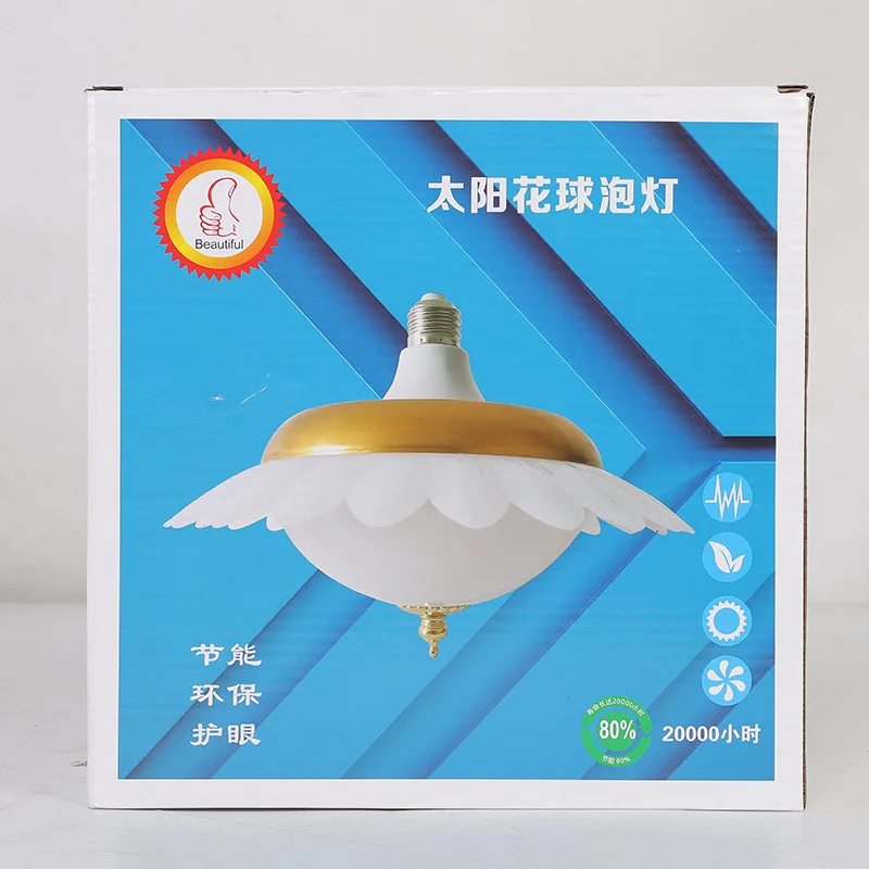 Ceiling Lamp LED Lamp LED Light Sunflower LED Bulb 25W/50W E27 Base Household Energy Saving Lamp Indoor Lighting Flying Saucer Lights Ceiling Lamp Garage Light