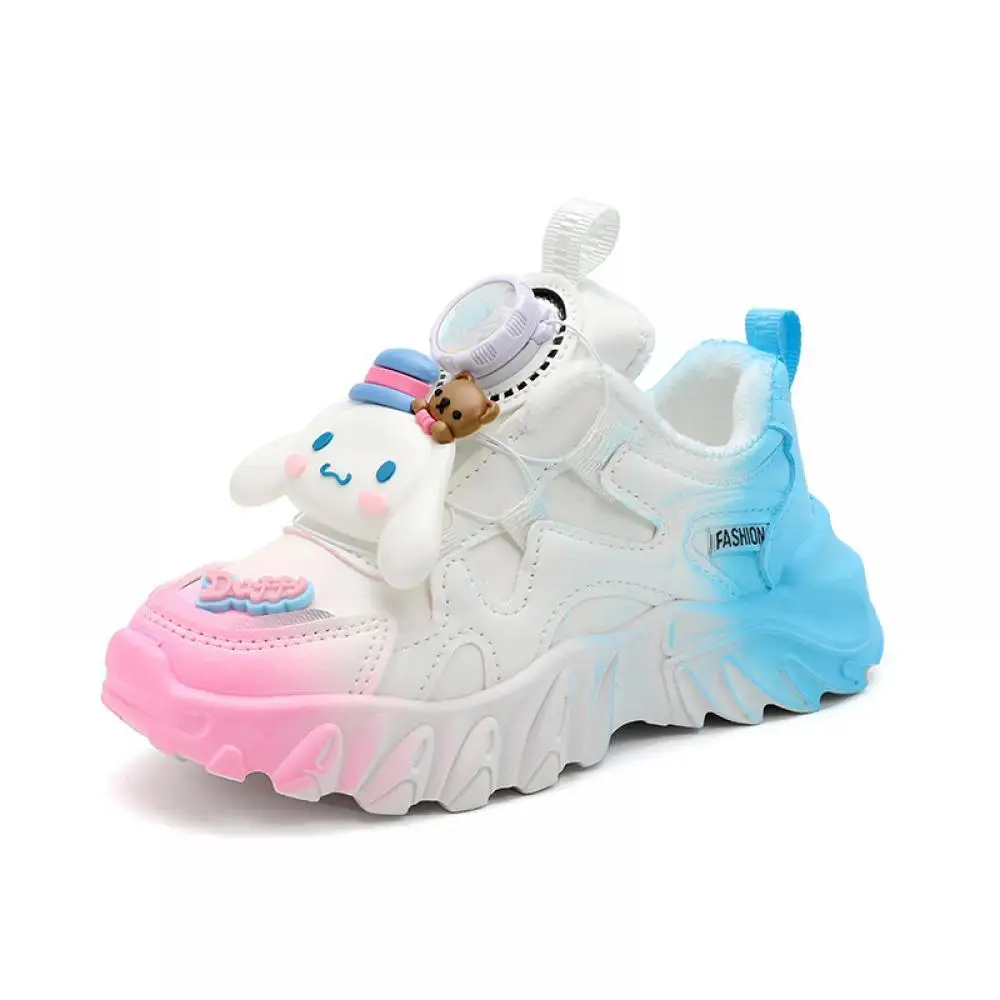 Kuromi Cinnamoroll Girls Sneakers Sanrio Kawaii Anime Cartoon Casual Shoes Autumn Winternew Soft Bottom Sports Children's Shoes 4
