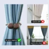2/4/6PCS Strong Magnetic Tie Band High Quality Clip Curtains Buckle Holder Decorative Home Polyester Curtains Accessories 4