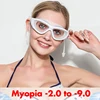 Adult Optical HD Swimming Goggles Anti-fog UV Protection Waterproof Silicone -2 To -9 Myopia Swim Eyewear Glasses with Earplug 2