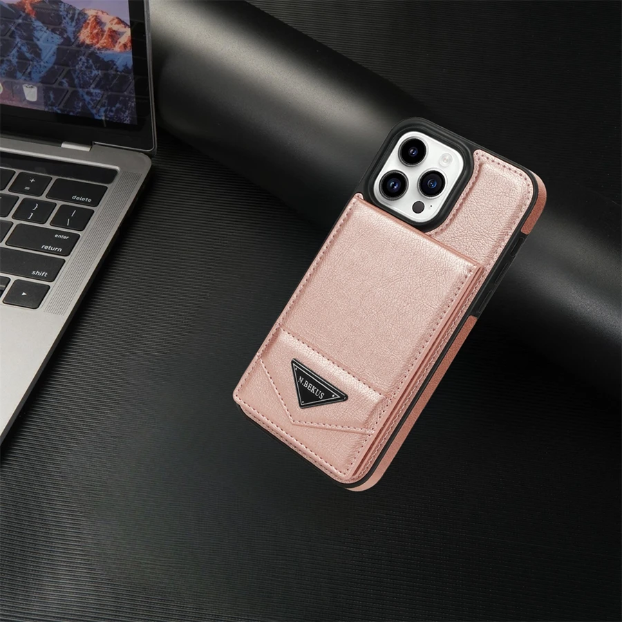 Wallet Magnetic Flip Sidestick Hardware Anti-theft Brush Leather Case For iPhone 17 Air 16e 16 Pro Max 15 Plus 14 13 12 11 XR