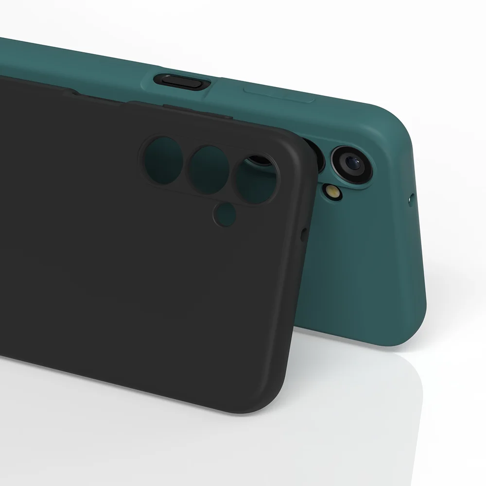 Premium Soft Liquid Silicone Ultra-Thin Shockproof Phone Case - Silky Touch Cover