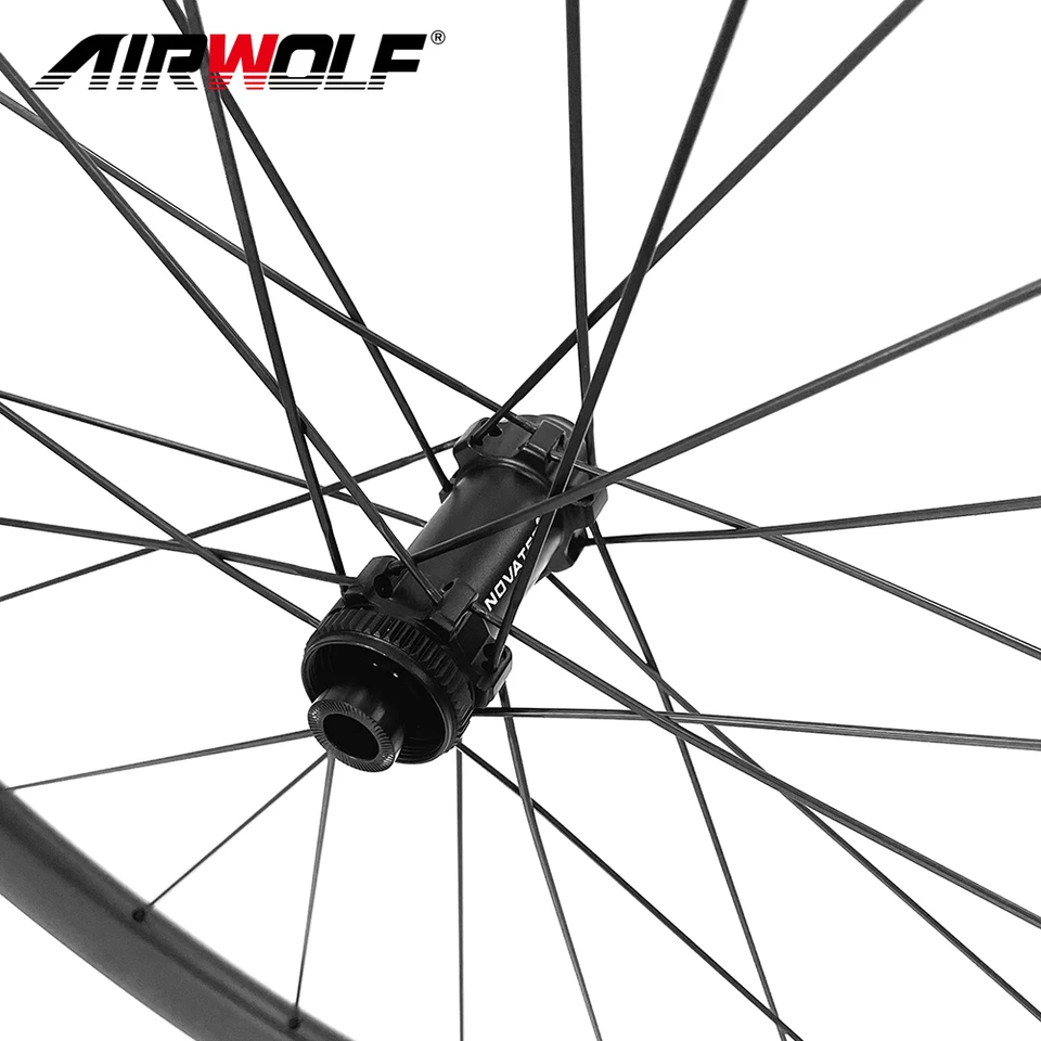 軽量700cカーボンホイールセット,ディスクブレーキ付き,中央ロック付き