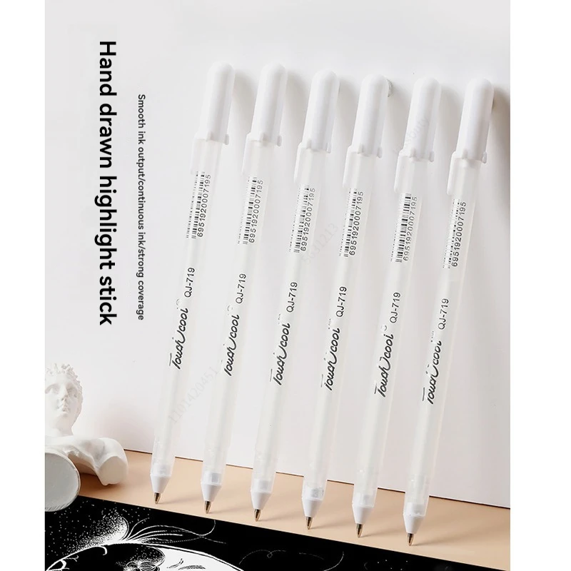 Manga Marker Pens Set 5 PCS 0.8mm Permanent Ink Scrapbook Waterproof School Supplies Stationery Art Brush Pen