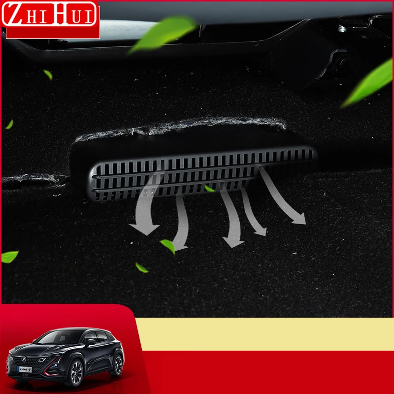 

For Changan UNI-T UNIT 2023 2021 2022 Car Styling Rear Row Seat Air Outlet Cover ABS Protective Shield Modificated Accessories