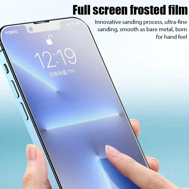 3-Pack Matte Tempered Glass Frosted Screen Protector