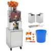 VEVOR Commercial Orange Juicer, 120W Automatic Feeding Juice Extractor w/Water Tap, tainless Steel Juicer Machine 25 Oranges/Min 1
