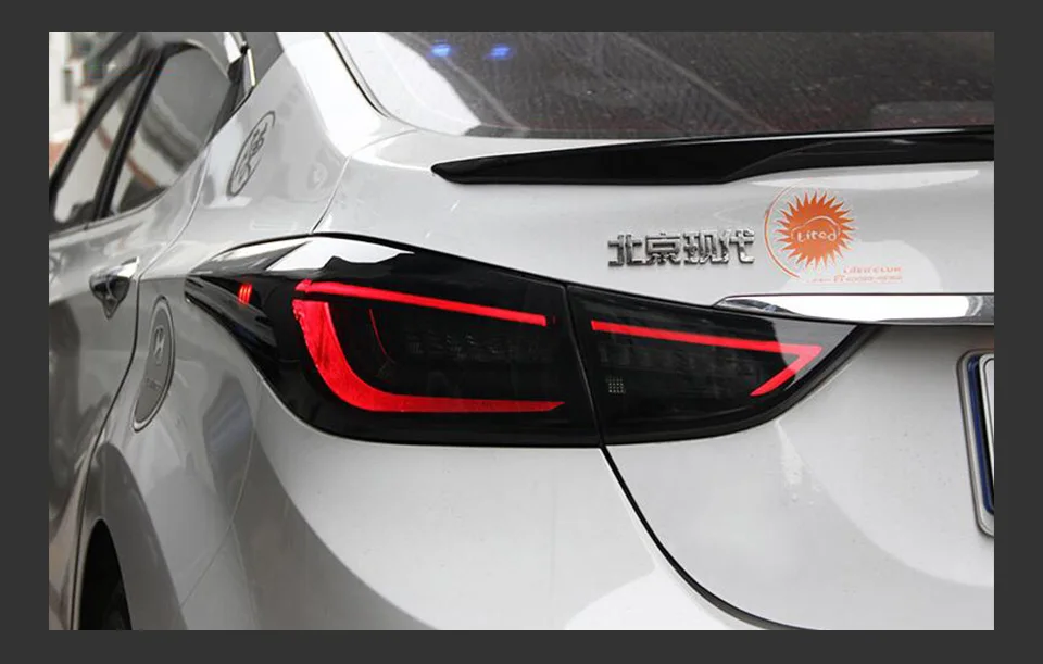 Car Lights for Hyundai Elantra LED Tail Light 2011-2016 Elantra Rear Stop Lamp Brake Signal DRL Reverse Automotive Accessories