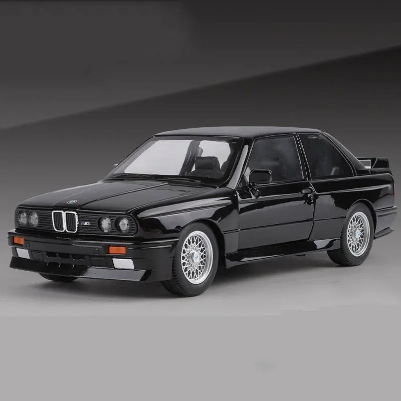 1:24 BMW M3 E30 Diecast Metal Miniature Car with Sound & Light Features