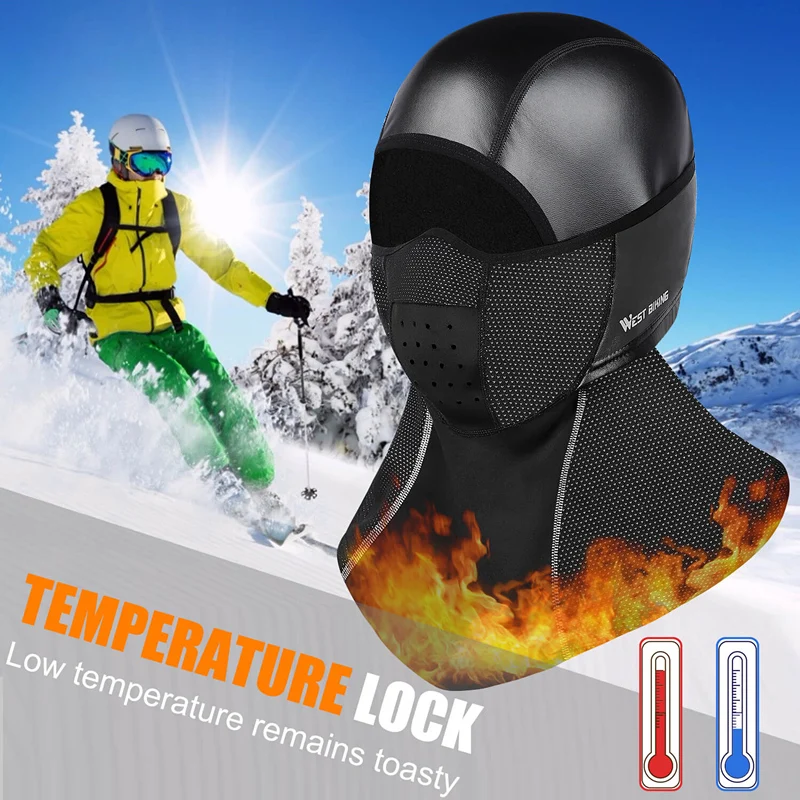 Winter Balaclava Muts - Volledige Gezichtsbeschermer voor Skiën en Fietsen