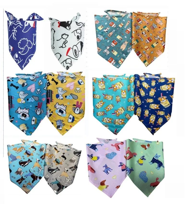 

1000pcs/lot Special making Pet Dog Puppy cat bandanas Collar scarf tie handkercheif GR108-1