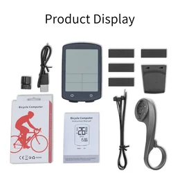 Enhanced Large - Screen Wireless Bike Computer with Long - Lasting Battery and Backlight (BKV - 501 - B)