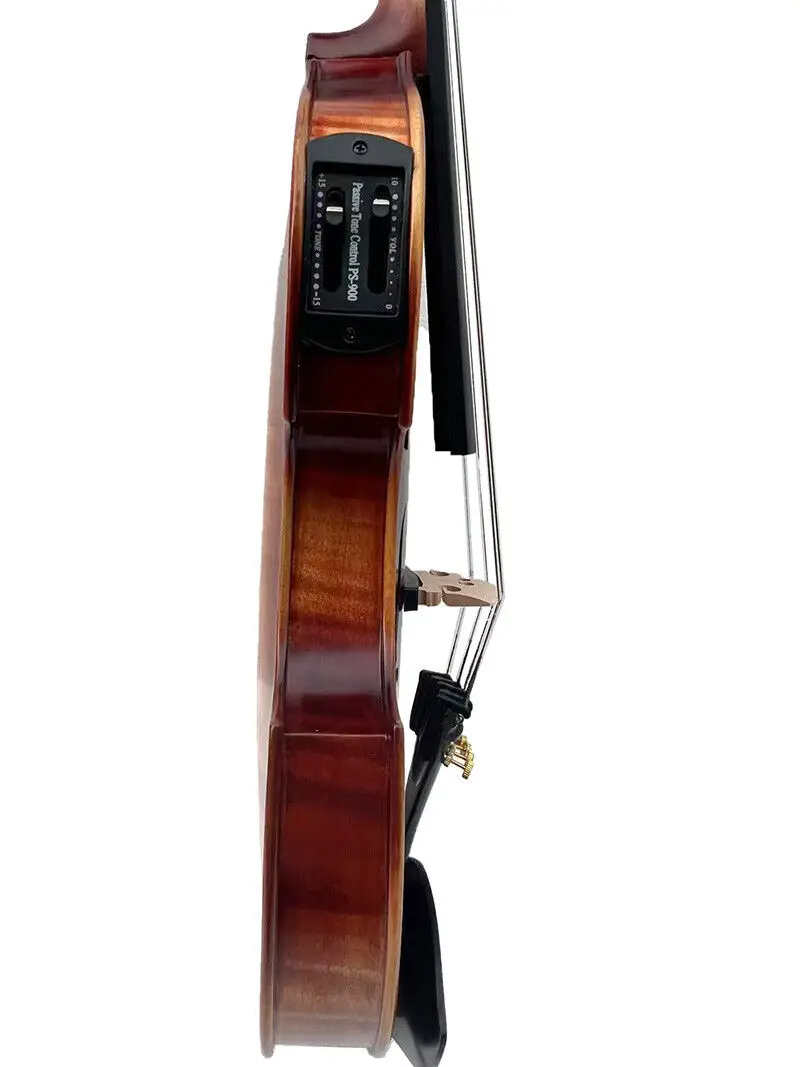 Baroque style 5 Strings electric/Acoustic Violin Brown color full size Violin acoustic violin