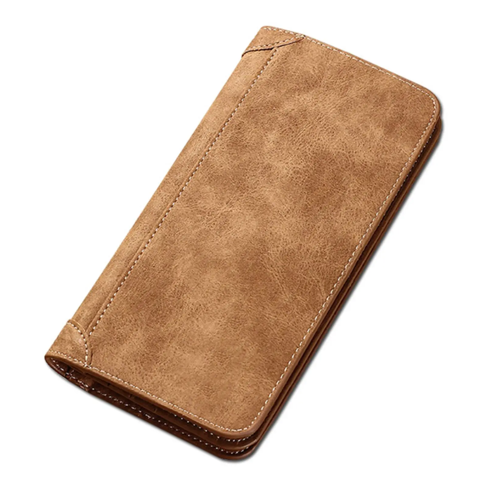 Men's Vintage Leather Wallet Card Holder Fine Workmanship Men Clutch Wallet Bag for Outdoor Traveling Shopping