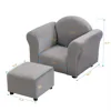 Cute Small Sofa Chair, Kids Upholstered Couch & Ottoman Set - Ergonomic Toddler Chair for Durable Comfort 3