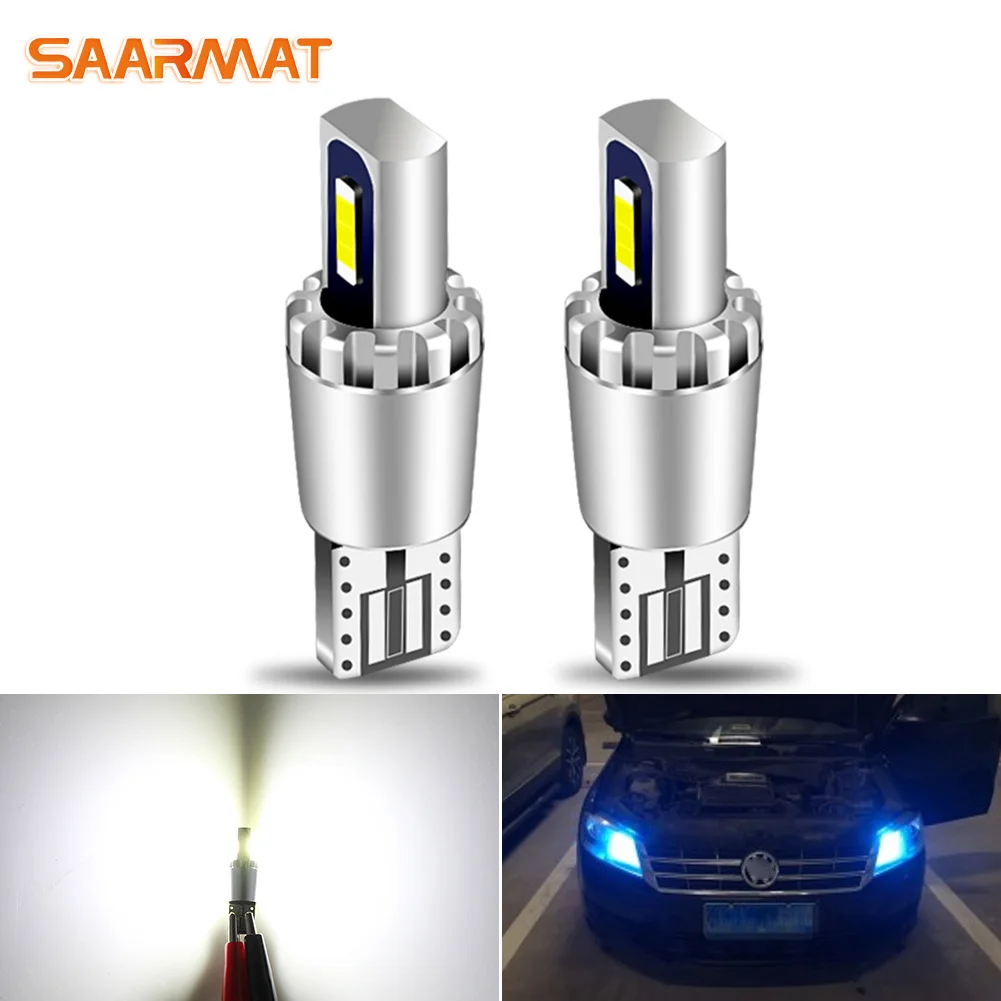 

2x Светодиодная лампа T10 W5W без ошибок, босветильник для Volkswagen VW Golf 4 5 6 7 Scirocco Caddy City Phaeton EOS Sagitar Magotan