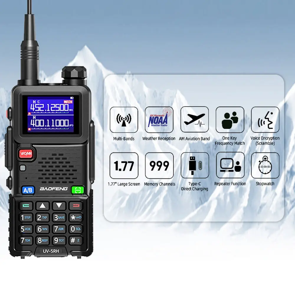 Рисунок 2 - Портативная рация Baofeng UV-5RH