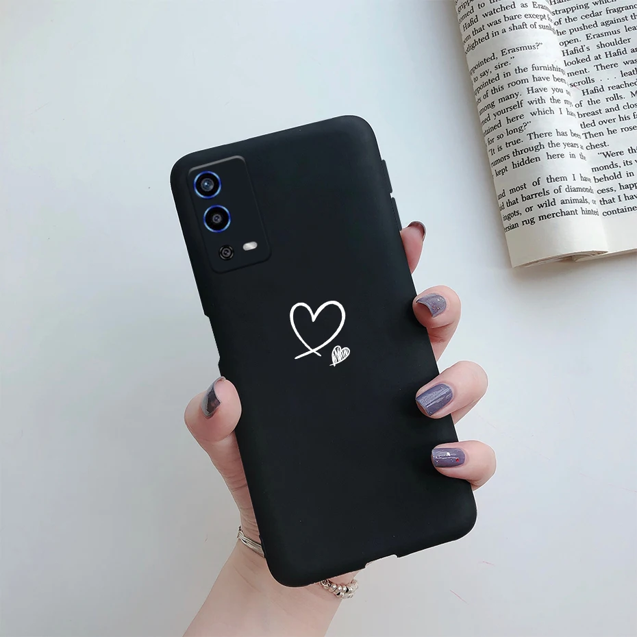 Cute Painted Soft Silicon Phone Case – Artistic Design, Durable Back Cover, Shockproof Bumper