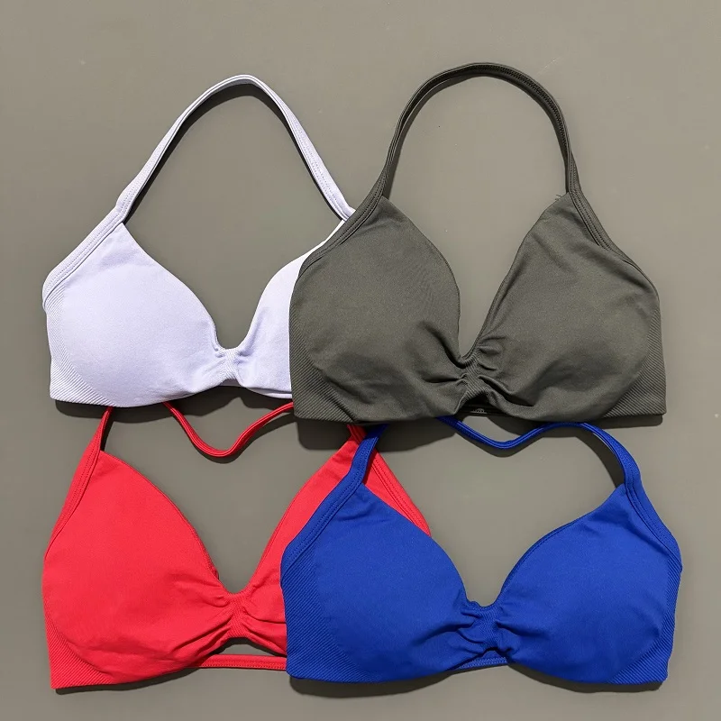 Sports Strappy Bra Yoga Underwear Women