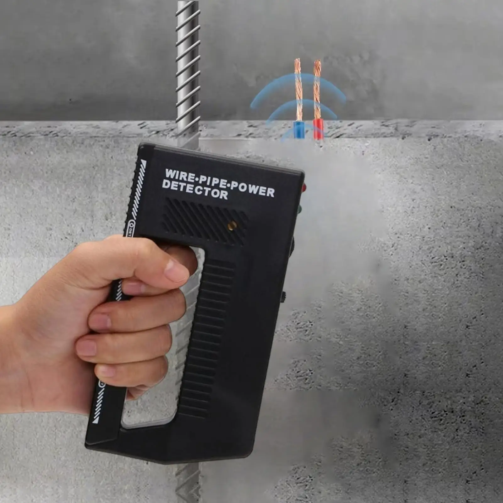 WPP123 Wire Pipe Power Detector Wall Scanner Metal Detector Adjustable Wood Stud Finder Wall Scanner for Indoor Structure