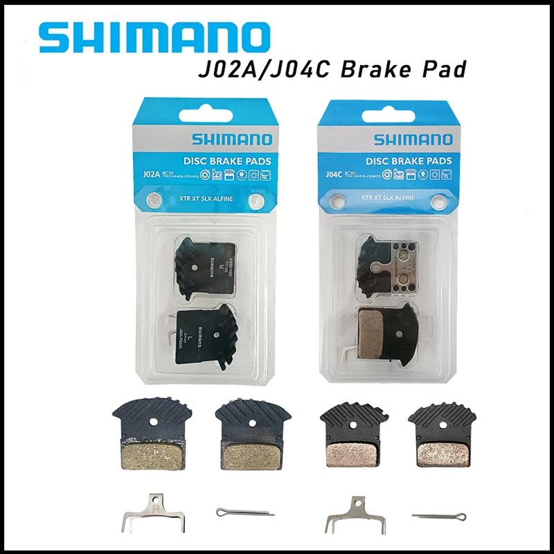 SHIMANO J02A J04C Bicycle Brake Pads Resin For M9000/M9020/M8000/M7000/M6000/M987/M985/M785/M675/M666/M615 MTB Mountain Bike bicycle disc brake pads brake pads bike brake pads