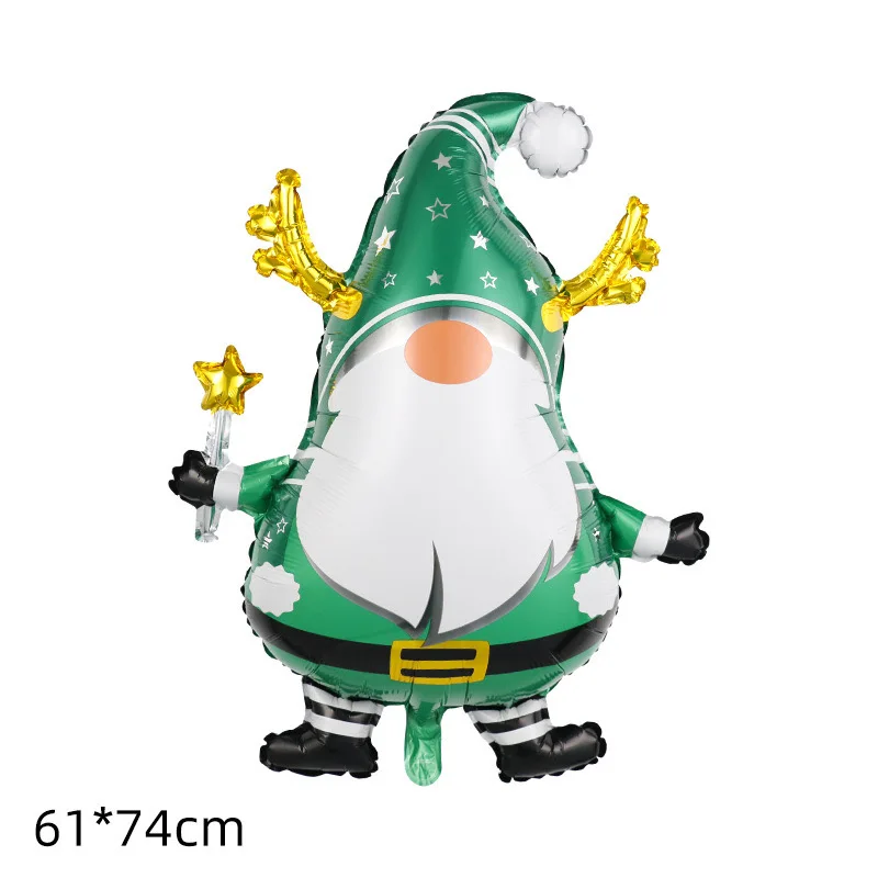 Große Weihnachts folie Ballon Santa Schneemann Pinguin Süßigkeiten Frohe Weihnachten Thema Party Dekoration Folie Ball – Detail 2