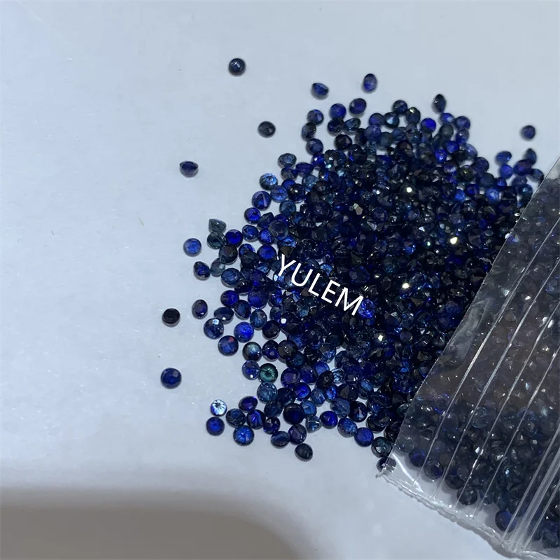 5PCS Natural Sapphire Loose Stones for jewelry DIY