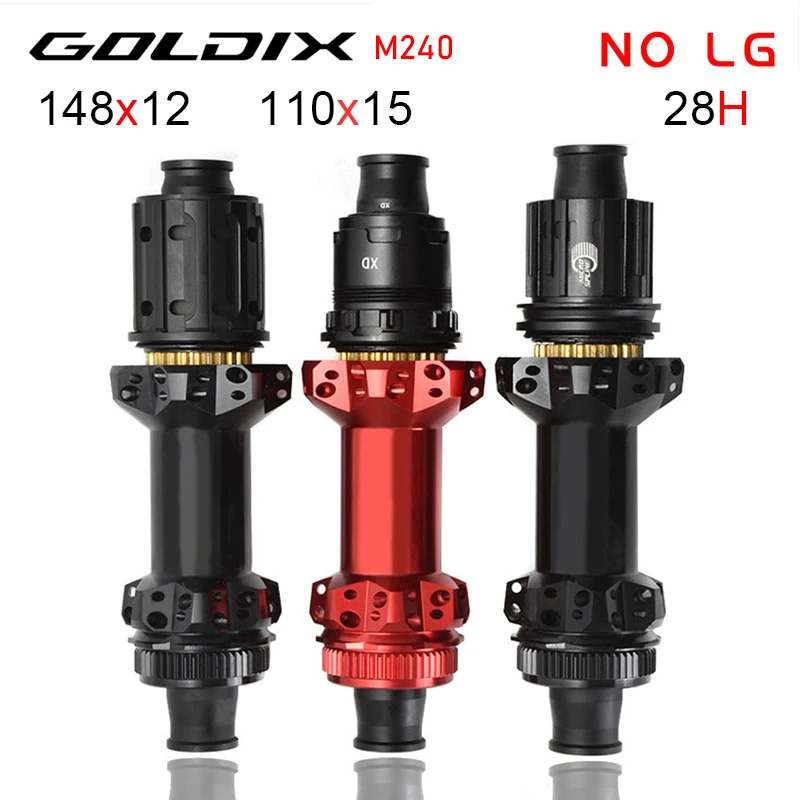 

GOLDIX M240 ultra-light medium lock ratchet 36T/60T 28H standard BOOST mountain bike hub for SHIMANO SRAM transmission system