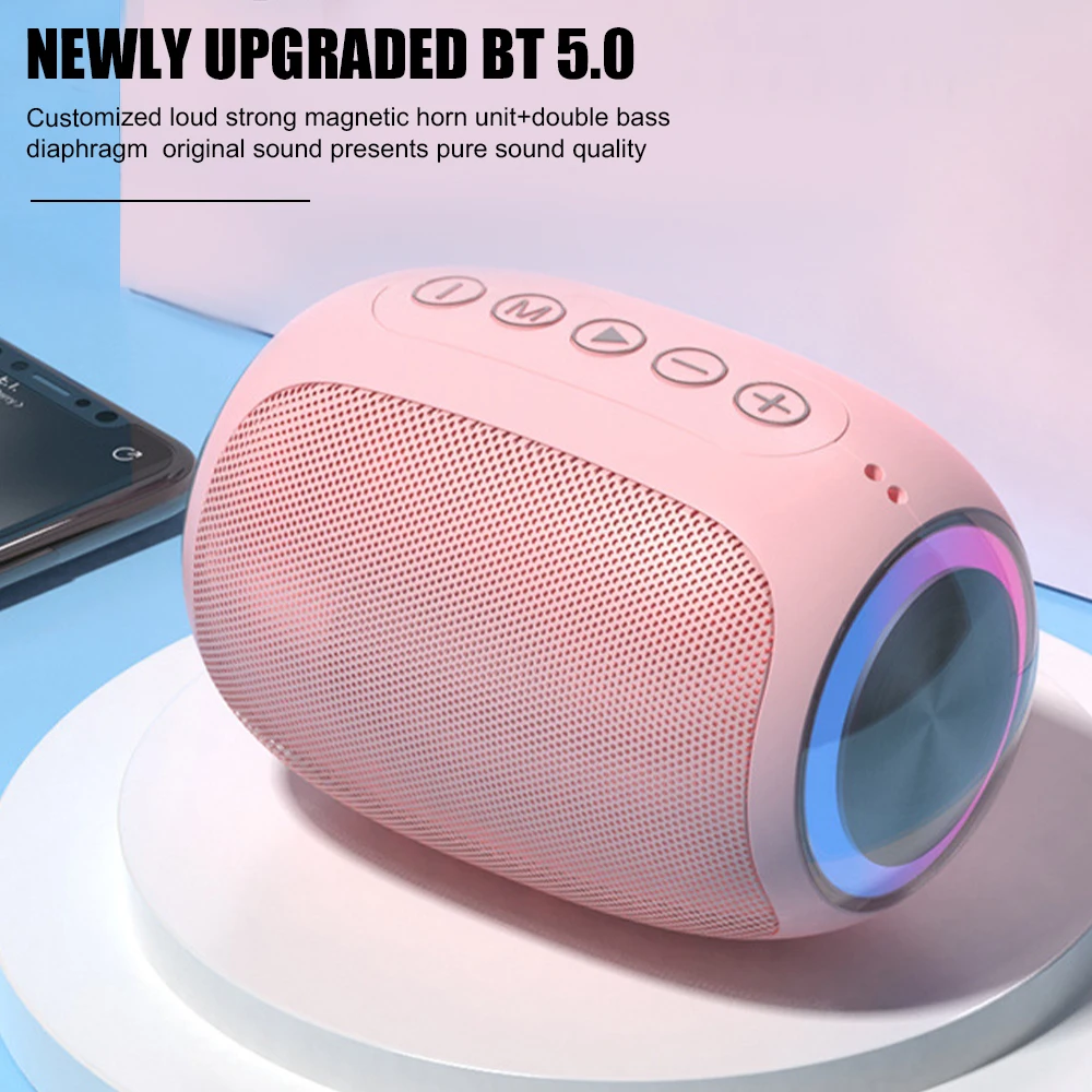 Bluetooth Speaker Portable Wireless Subwoofer Outdoor Support FM Radio TF