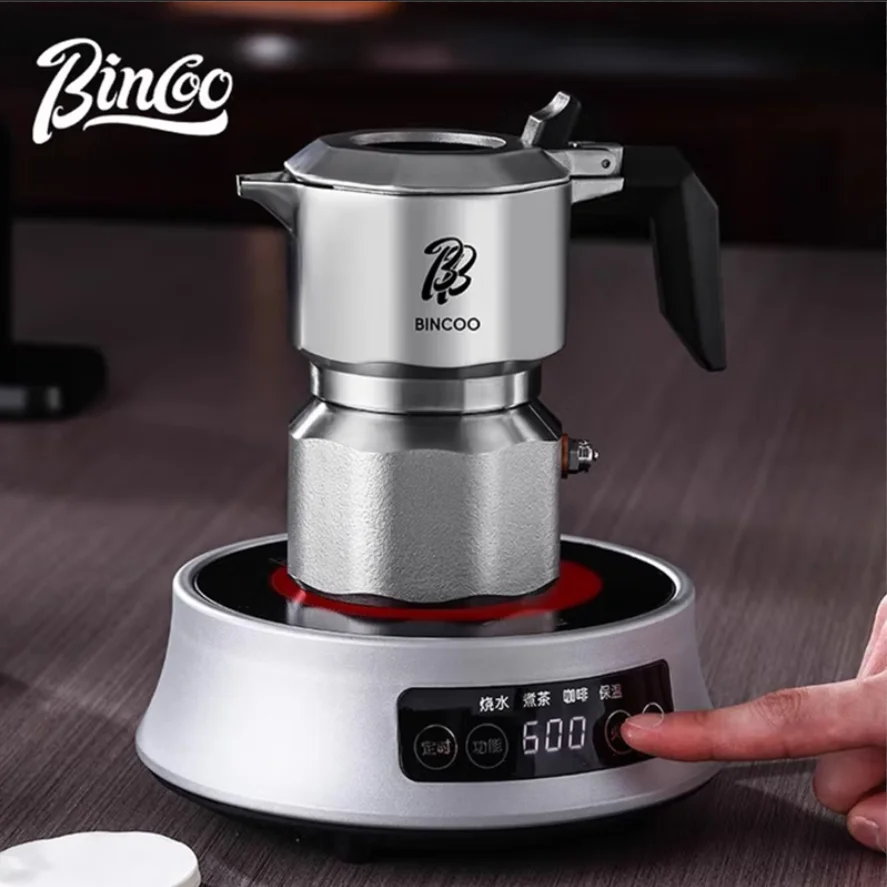 Bincoo Three Valve Mocha Pot 316 Stainless Steel Household Small