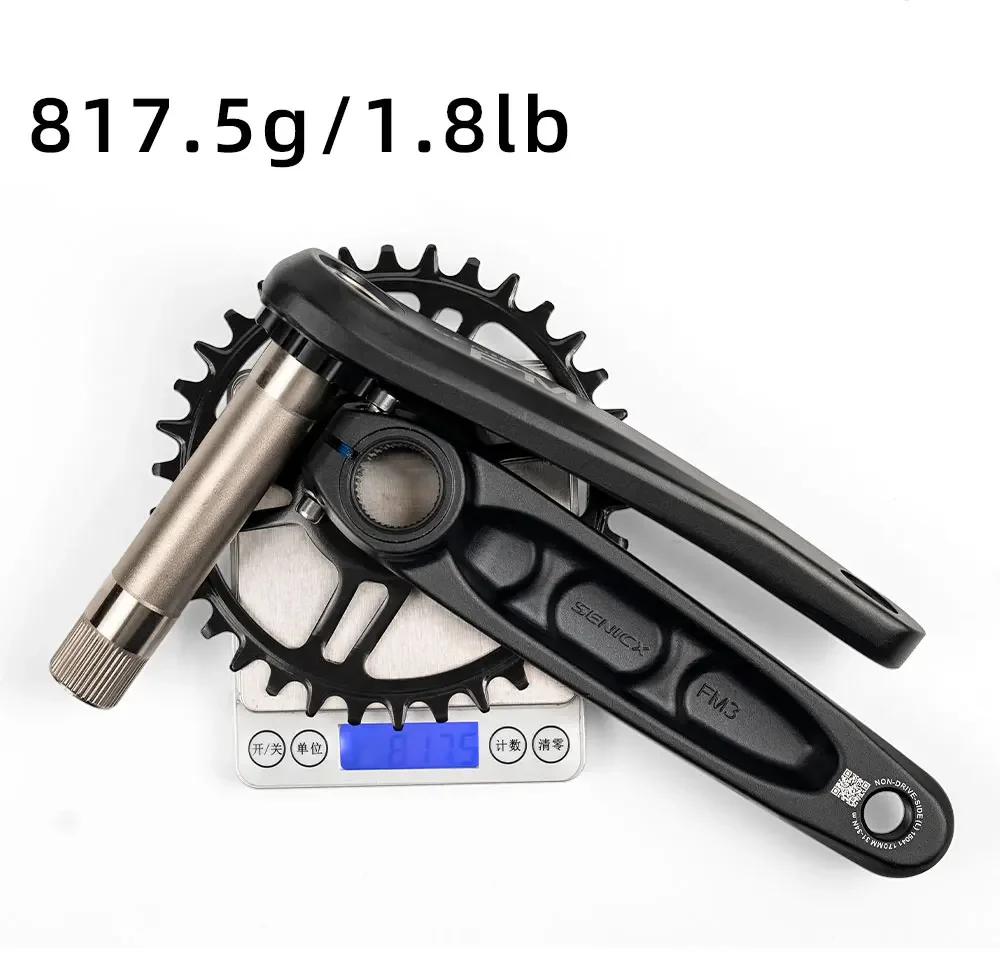 SENICX FM3 MTB усиленный шатун, горный велосипед, цепная ось 24 мм