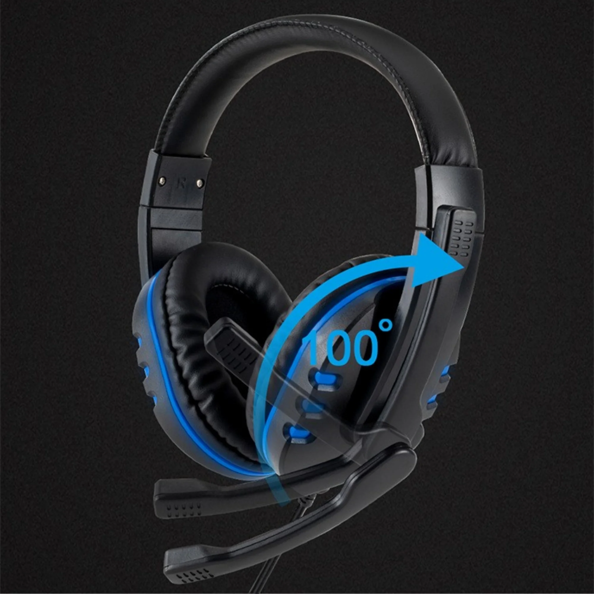 سماعات ألعاب سلكية WIFIT مع مقبس 3.5 ملم مناسبة لأ...