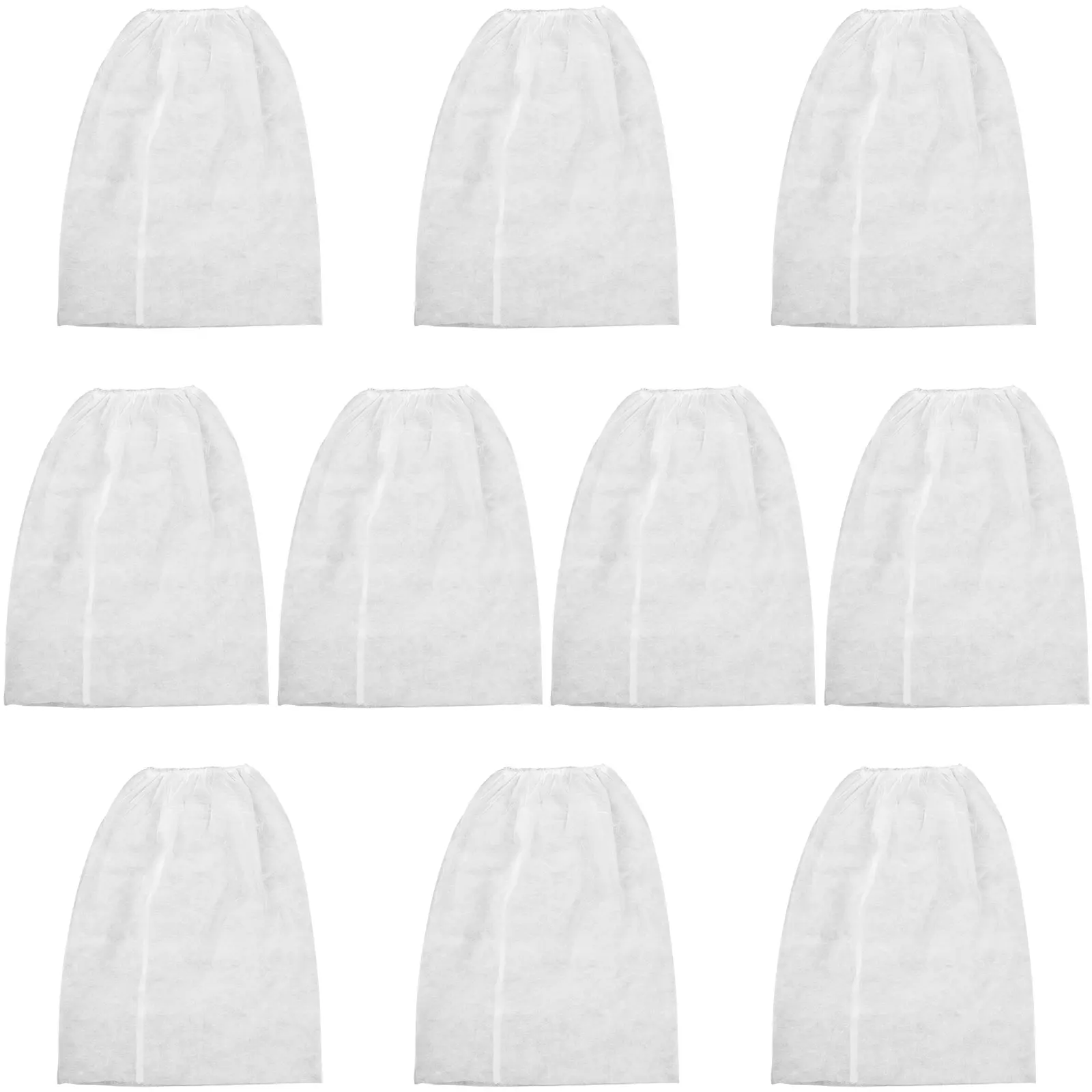 10Pack Disposable Bath Towel Non-Woven Spa Wrap Bath Skirt Body with Adjustable Closure