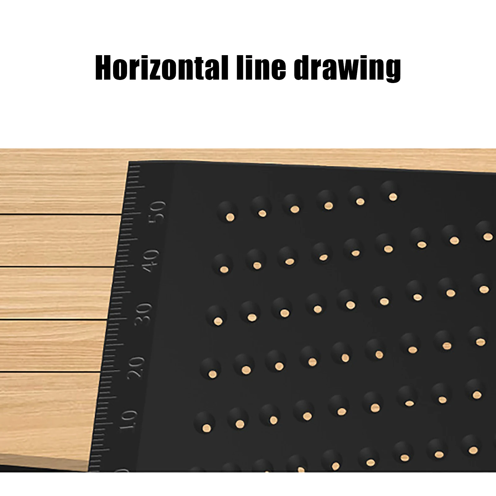 New Carpenter Line Square Measuring Ruler 45 Degree Line Ruler Woodworking Scribe Mark Line Gauge T-Type Ruler 4