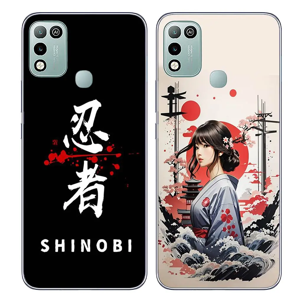 Bushido Japan Samurai Ninja TPU Phone Case Cover Casing