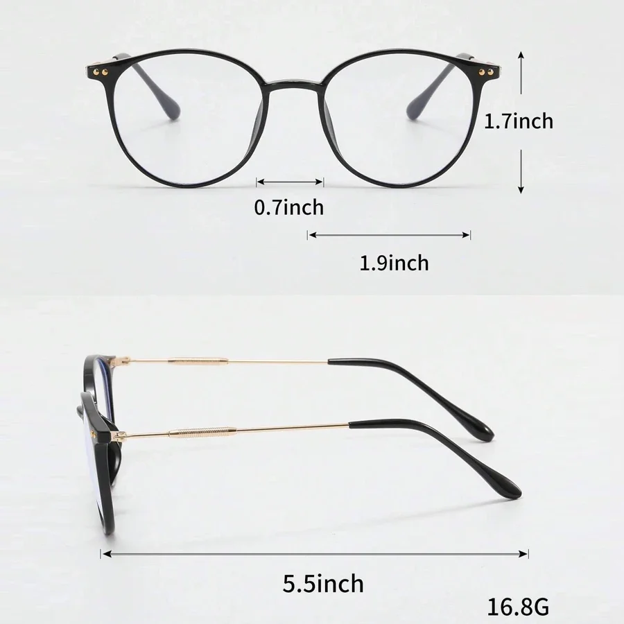 Anti-Blu Glasses Women Eyewear Retro Myopia Men Round Eyeglasses Frame Optical Computer Transparent Universal anti blue light glasses,eyeglasses frames,anti radiation glasses,eyewear frames,women glasses,fashion eyeglasses