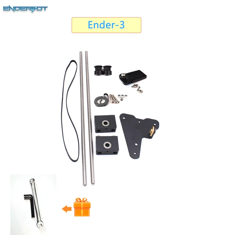 3D Printer Accessories 1set  for  Ender- 3 ender-3pro ender-3v2  CR-10 dual Z axis upgrade kit parts  3D printer parts