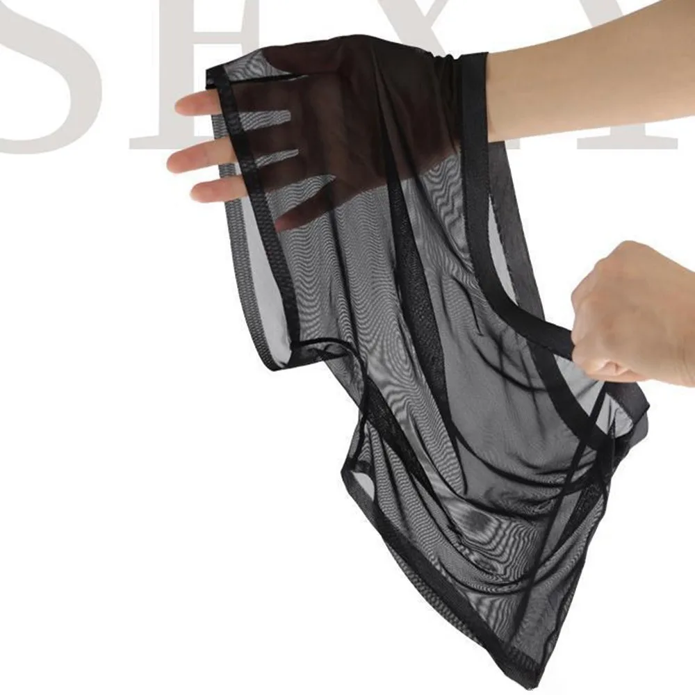 Mens Underwear Transparent Boxers See Through Male Low Waist Panties Lingerie Intimates