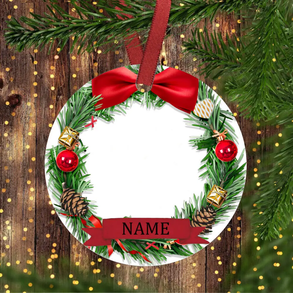 thumbnail image 1 of Adorno navideño personalizado para mascotas, adorno navideño con foto de perro y gato, retrato de gato, regalo con nombre, 1 of 5