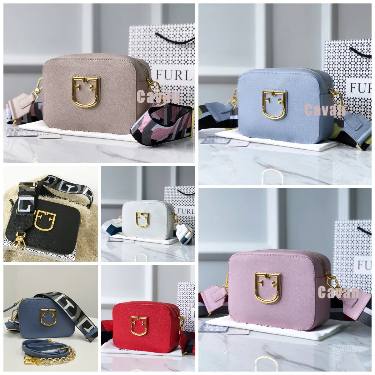 

FLA Furado цветная сумка для камеры, женская модная сумка через плечо, сумка-мессенджер