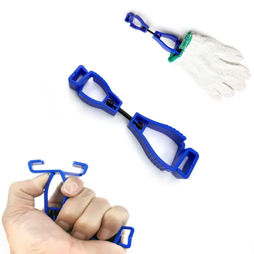 Gloves Clips 1PC Gloves Clip Hanger Safety Glove Holder Plastic Working Gloves Clamp Safety Work Guard Multifunctional Camping Tools