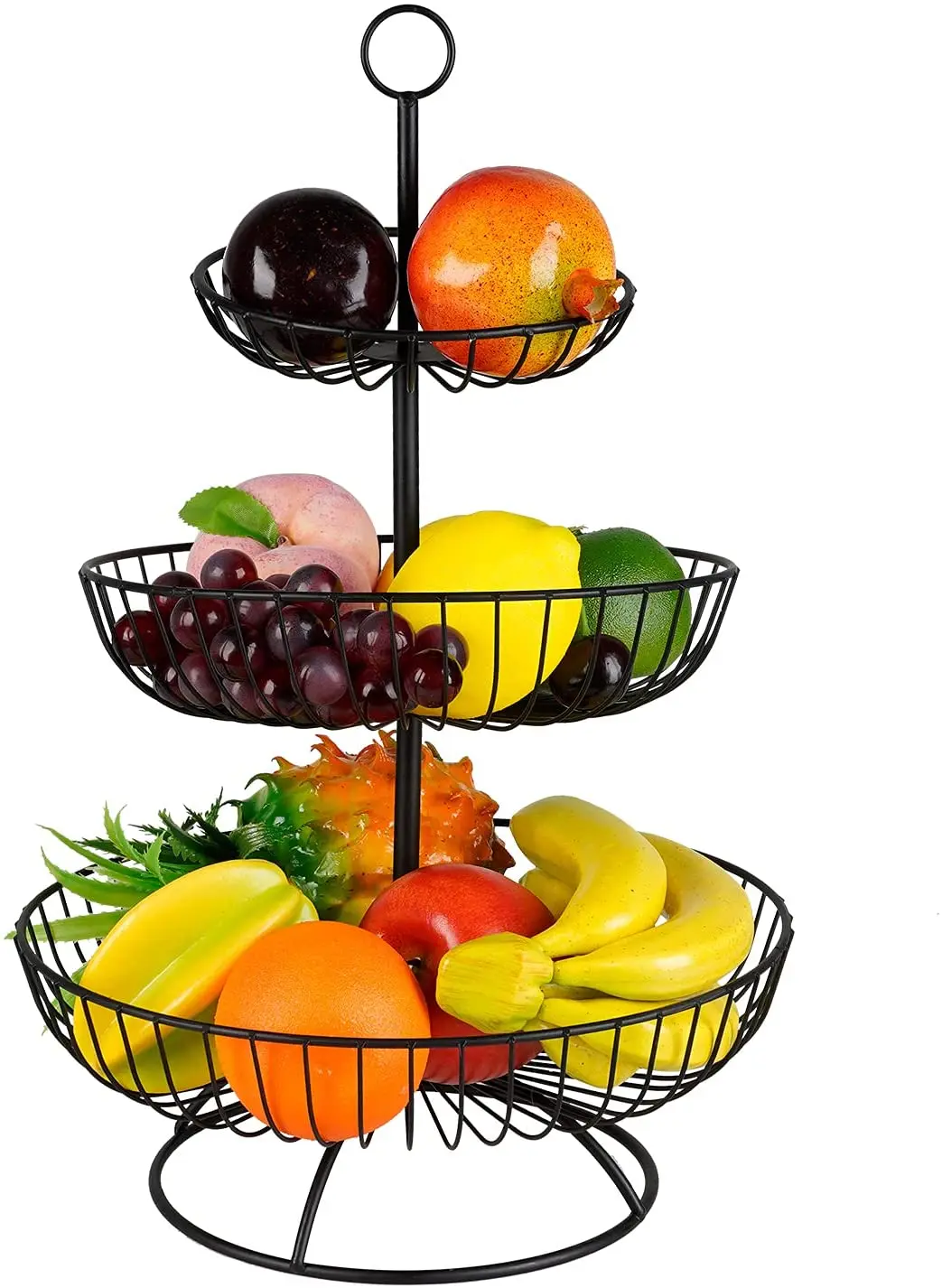 

Tier Kitchen Storage 3 Rack Food Decoration Organizer Metal Detachable Accessories Snack Fruit Wedding