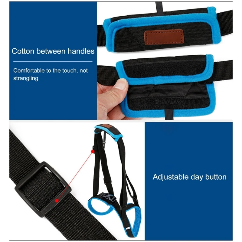 Dog Leg Support Harnesses Comfortable Adjustable Suitable for Elderly or Disabled Dogs Reliefs Injury Prevention